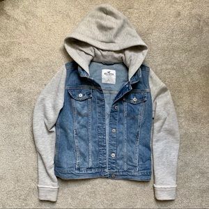 Hooded Denim Jacket